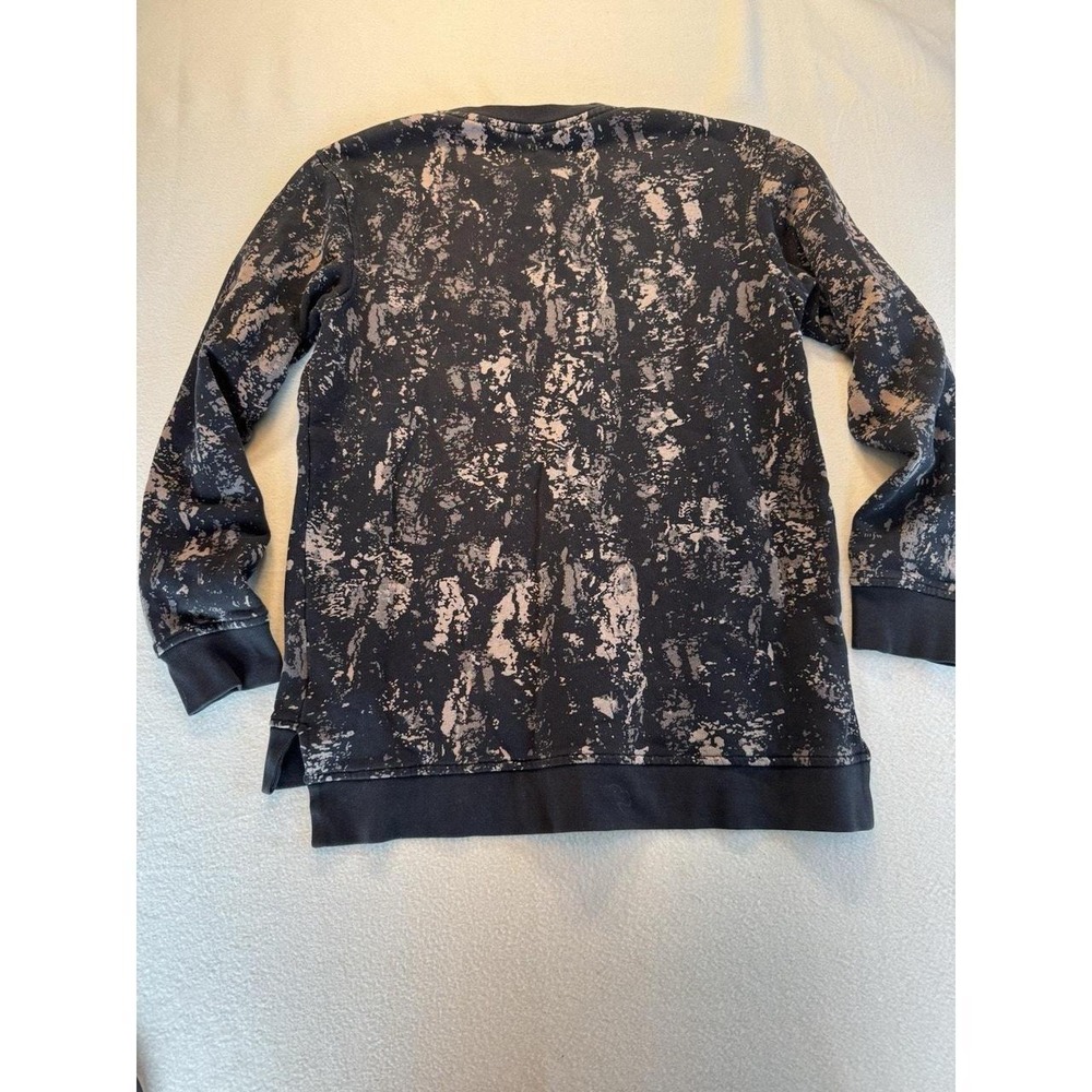 Wesc Branko Sweatshirt in black acid wash  XS - Picture 3 of 8